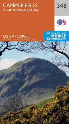 Campsie Fells - OS Explorer Map 348 (Sheet map, folded)