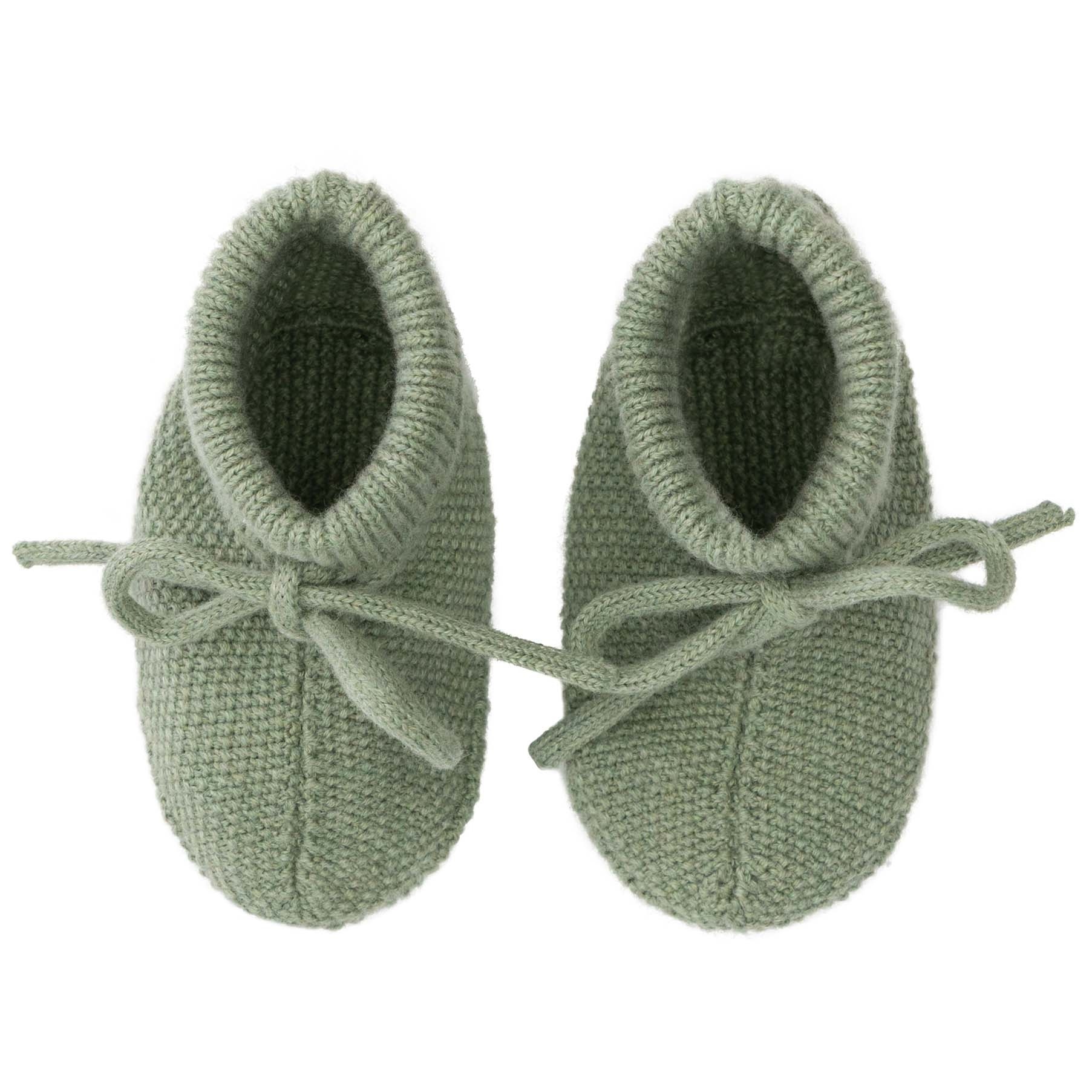 Prénatal newborn slofjes  groen
