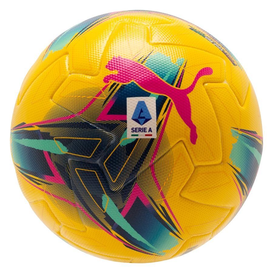 PUMA Ballon Serie A Orbita FIFA Quality Pro Ballon de Match - Jaune/Multicolor