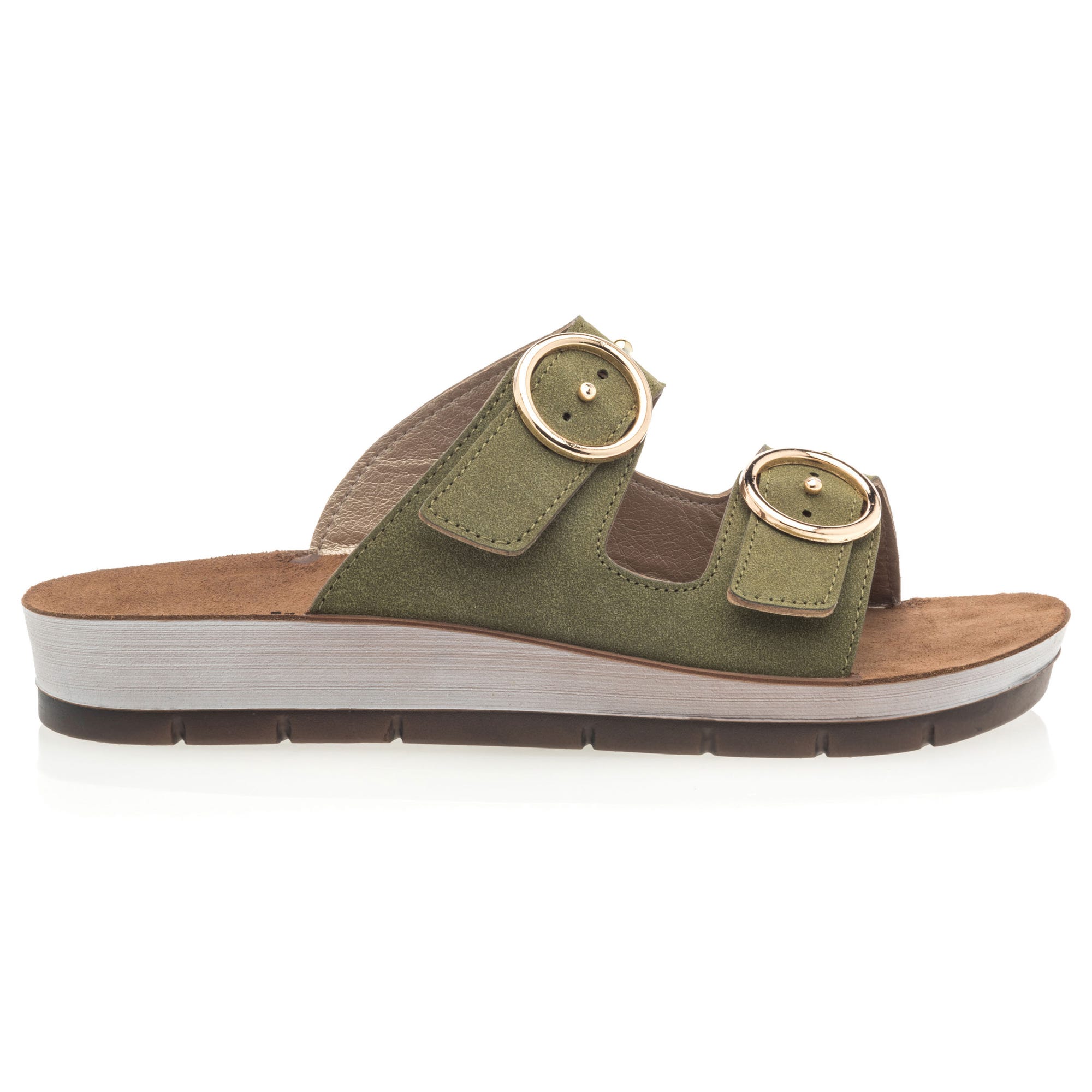 Mules Femme kaki