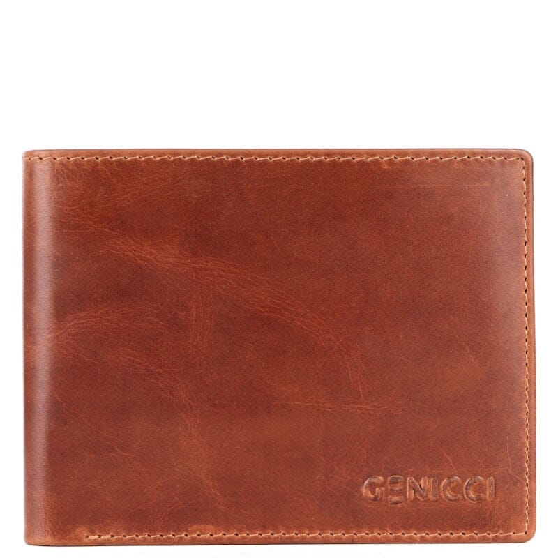 Genicci Noble Clinton Heren Portemonnee Cognac