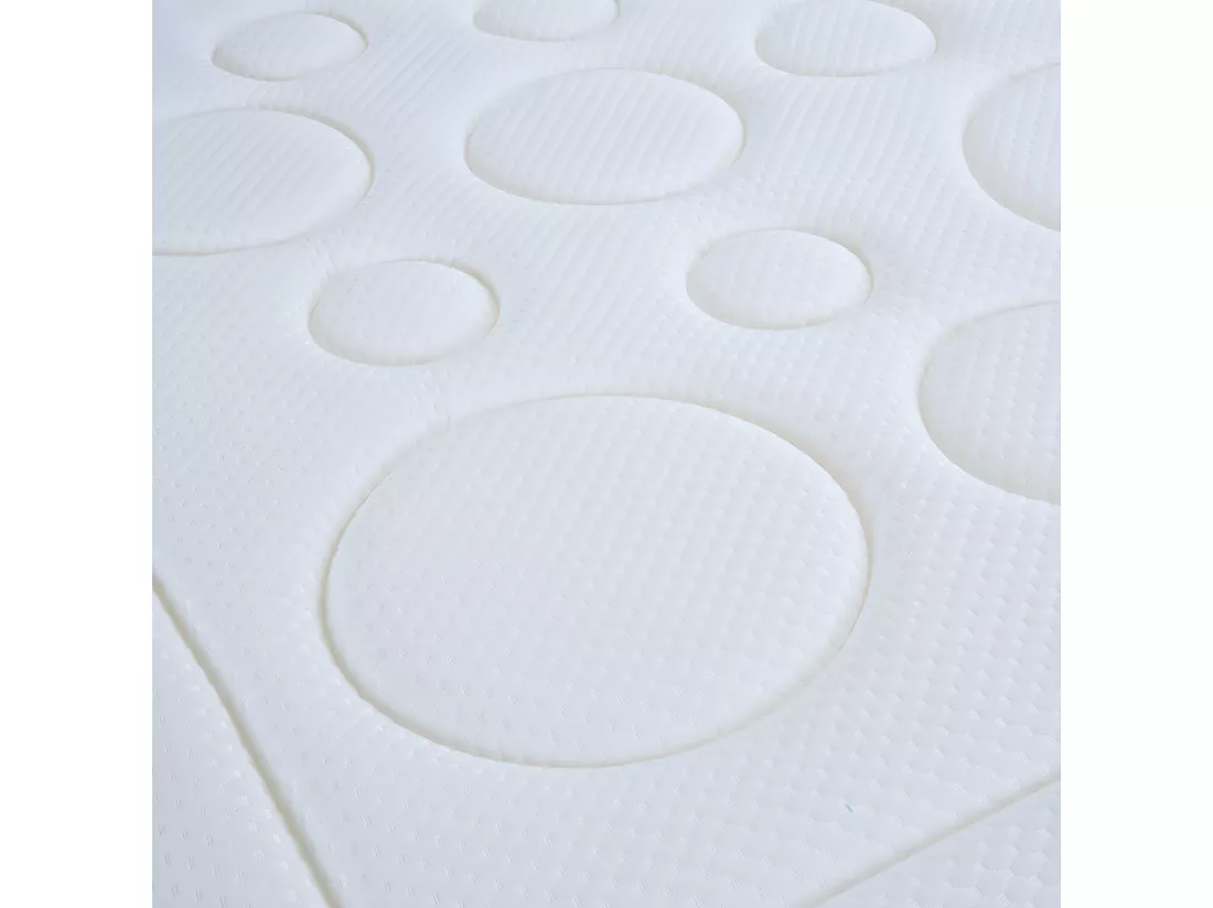 BELLECOUR LITERIE | Ensemble TIVOLI 140x190 cm | Matelas Mémoire de forme + Protège matelas anti punaise