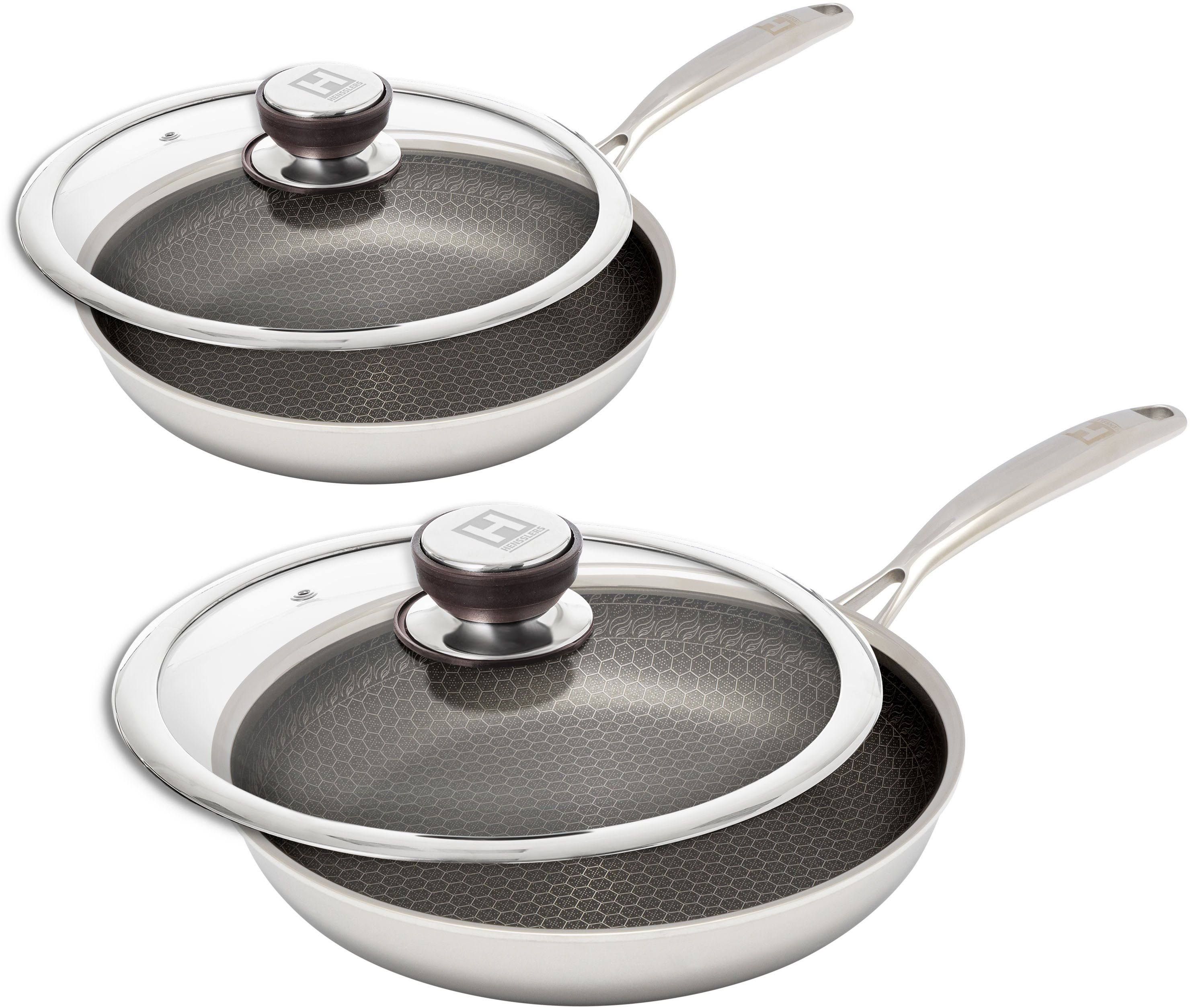 Pfannen-Set HENSSLERS HENSSLERS Bratpfannen-Set Ø 24 und 28 cm inkl. D