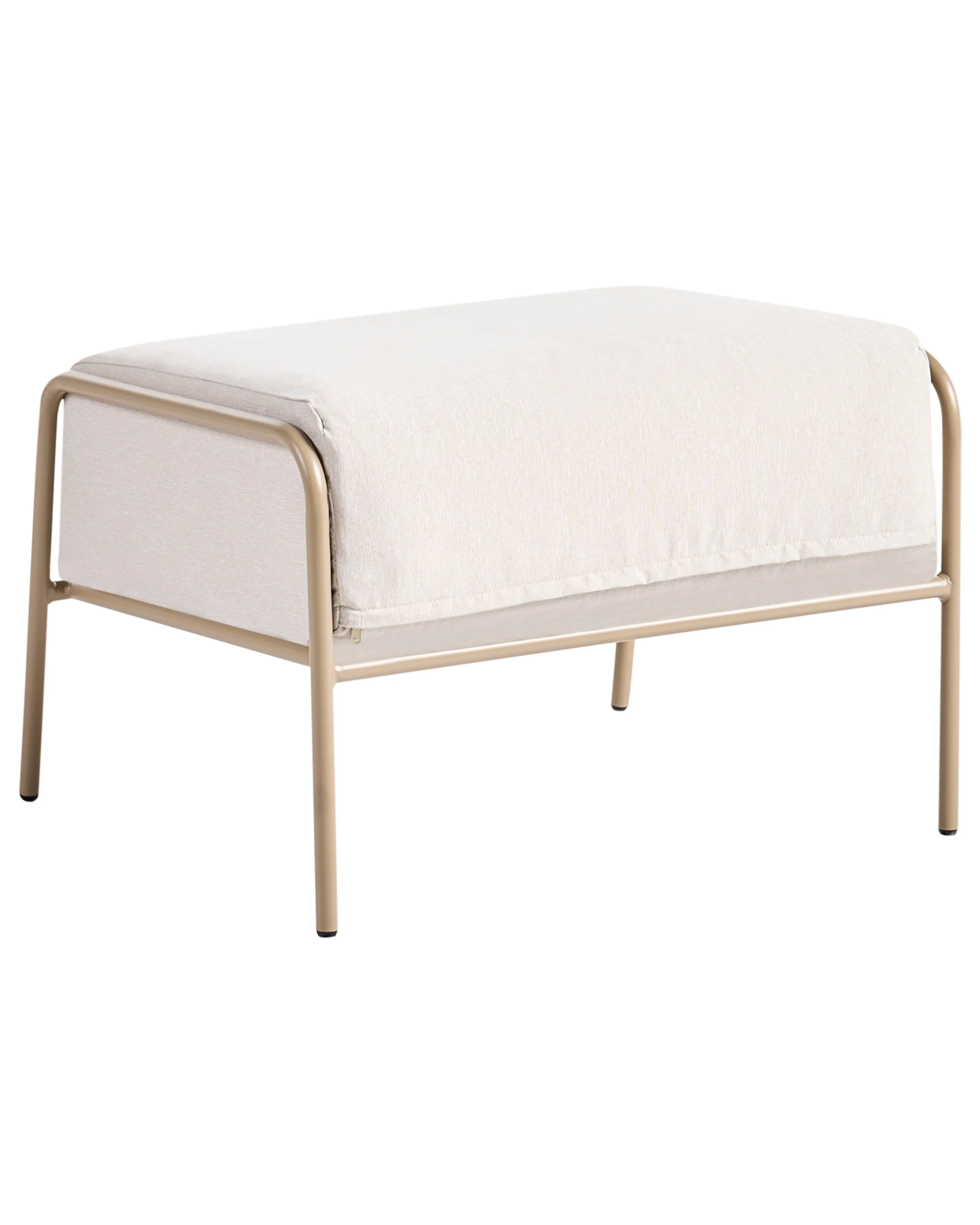 Tuinstoel NIMIS met ottomaan Lichtbeige