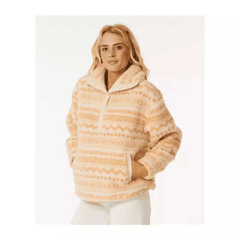 Veste femme RIPCURL La Isla Polar Fleece Off White
