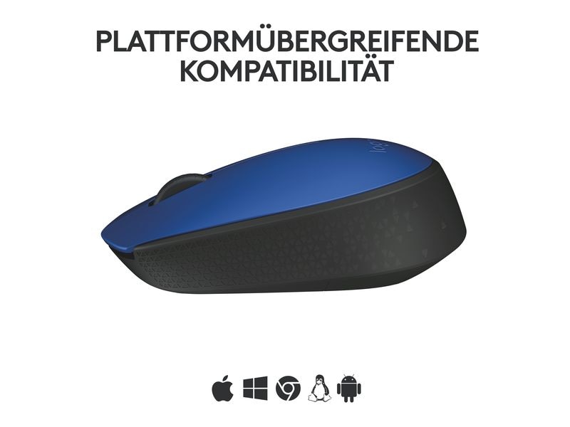 Logitech Mobile Maus M171 , kabellos Kleine Wireless-Maus für Links- & Rechtshänder mit bis zu 12 Monaten Batterielaufzeit