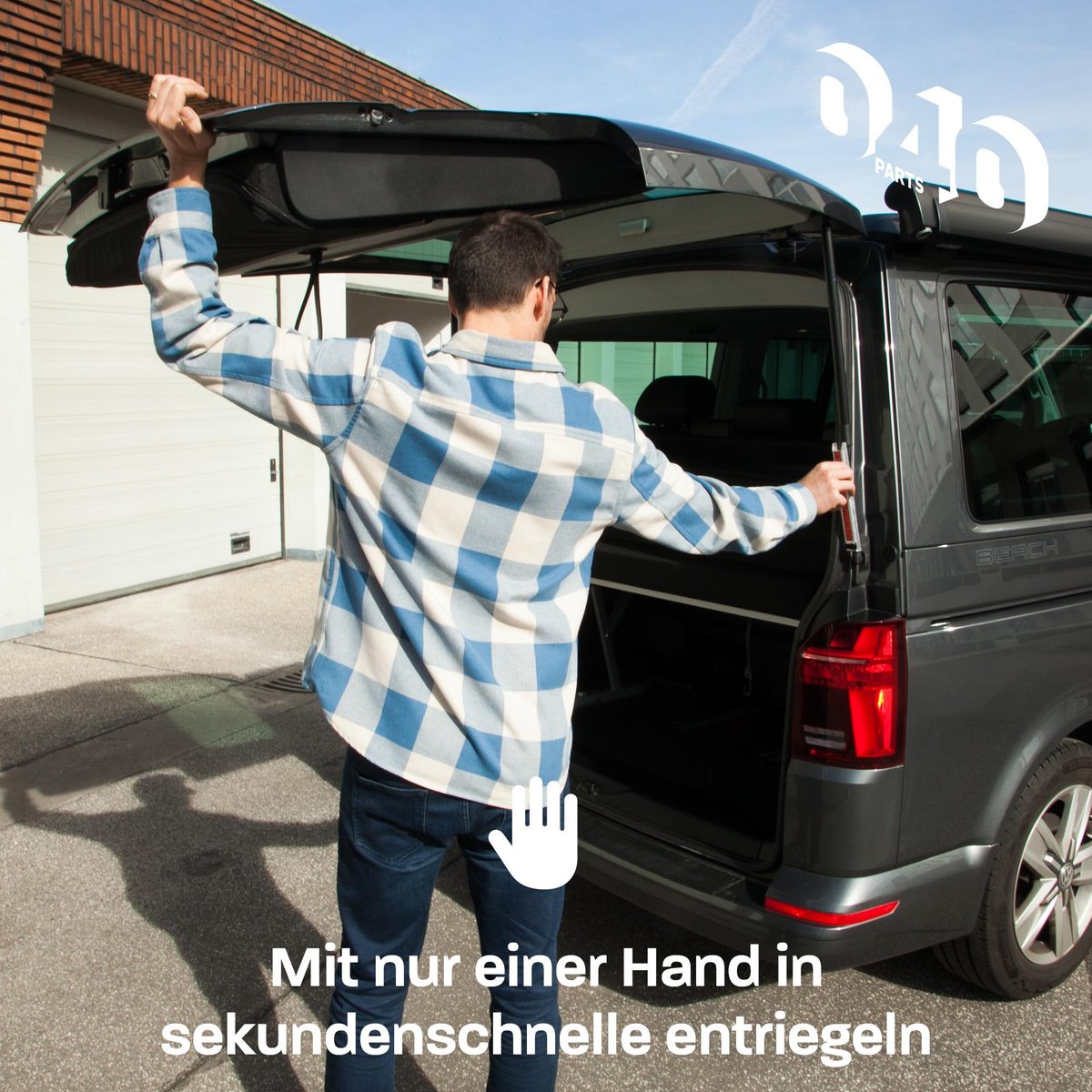 040Parts Achterklep steun - VW Transporter