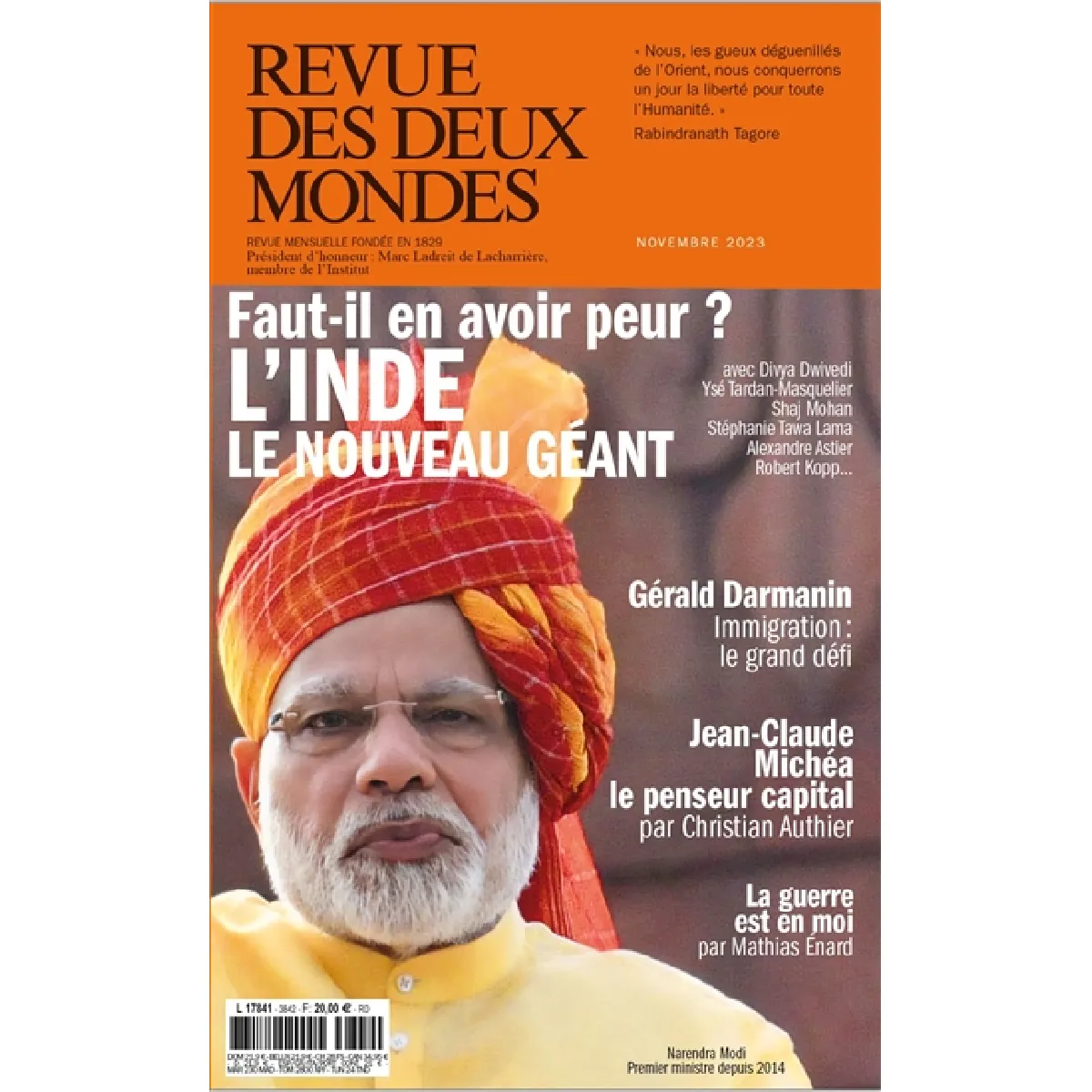 Revue des deux mondes, n° 7 (2023). L'Inde, le nouveau géant : faut-il en avoir peur ? · Occasion