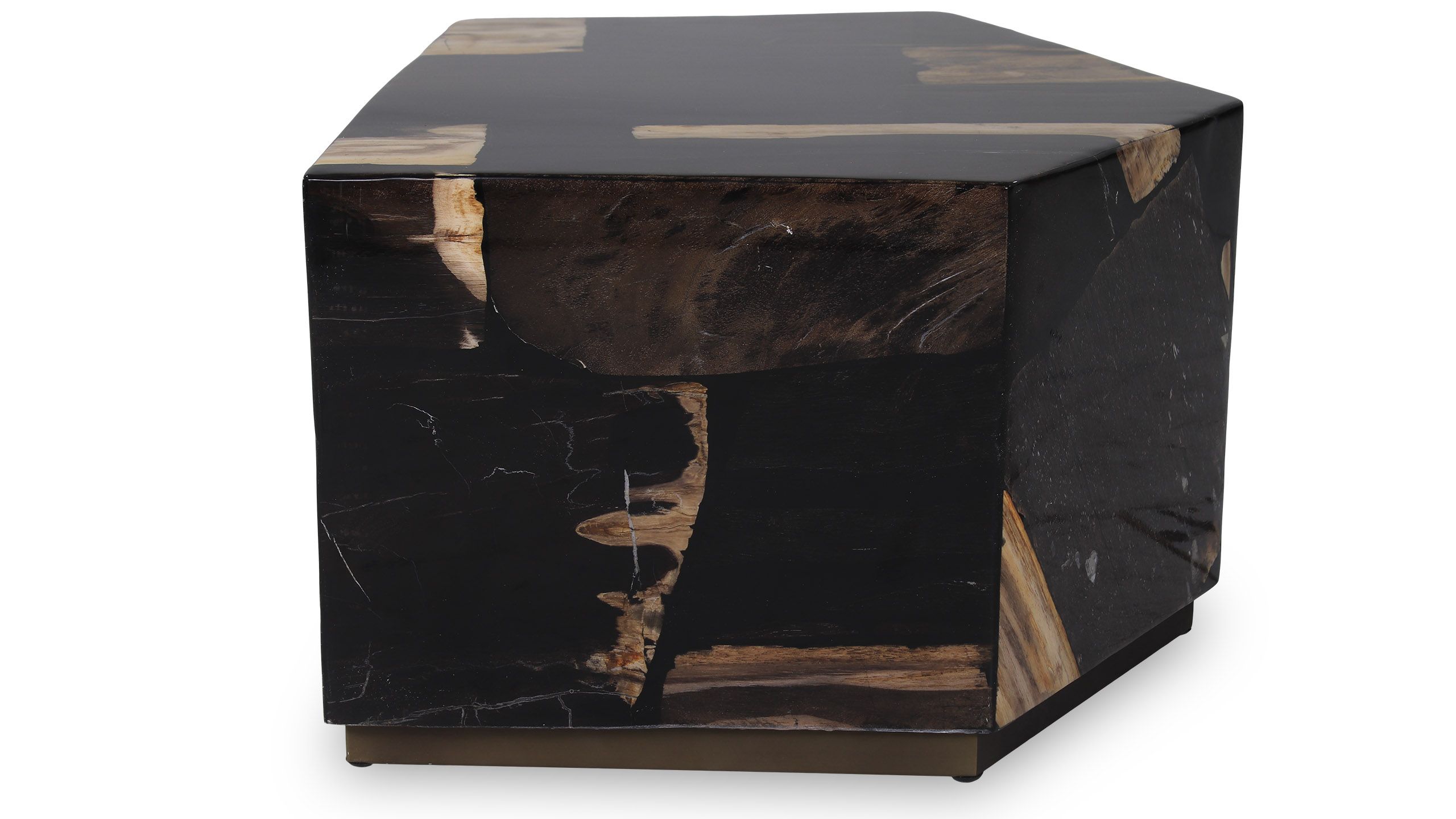 Salontafel Petrified Wood Medium 706818 Rayn B53 x D66 x H35 cm