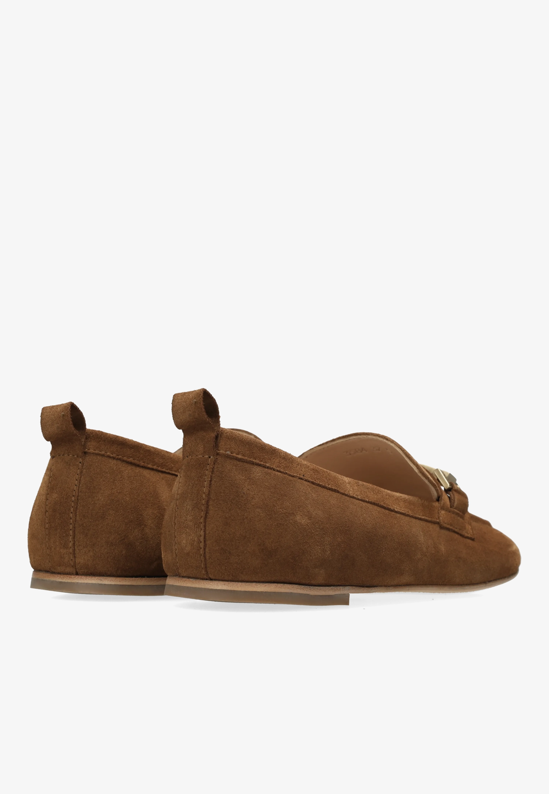 ELANA GOLDA LOAFER Suede Cognac