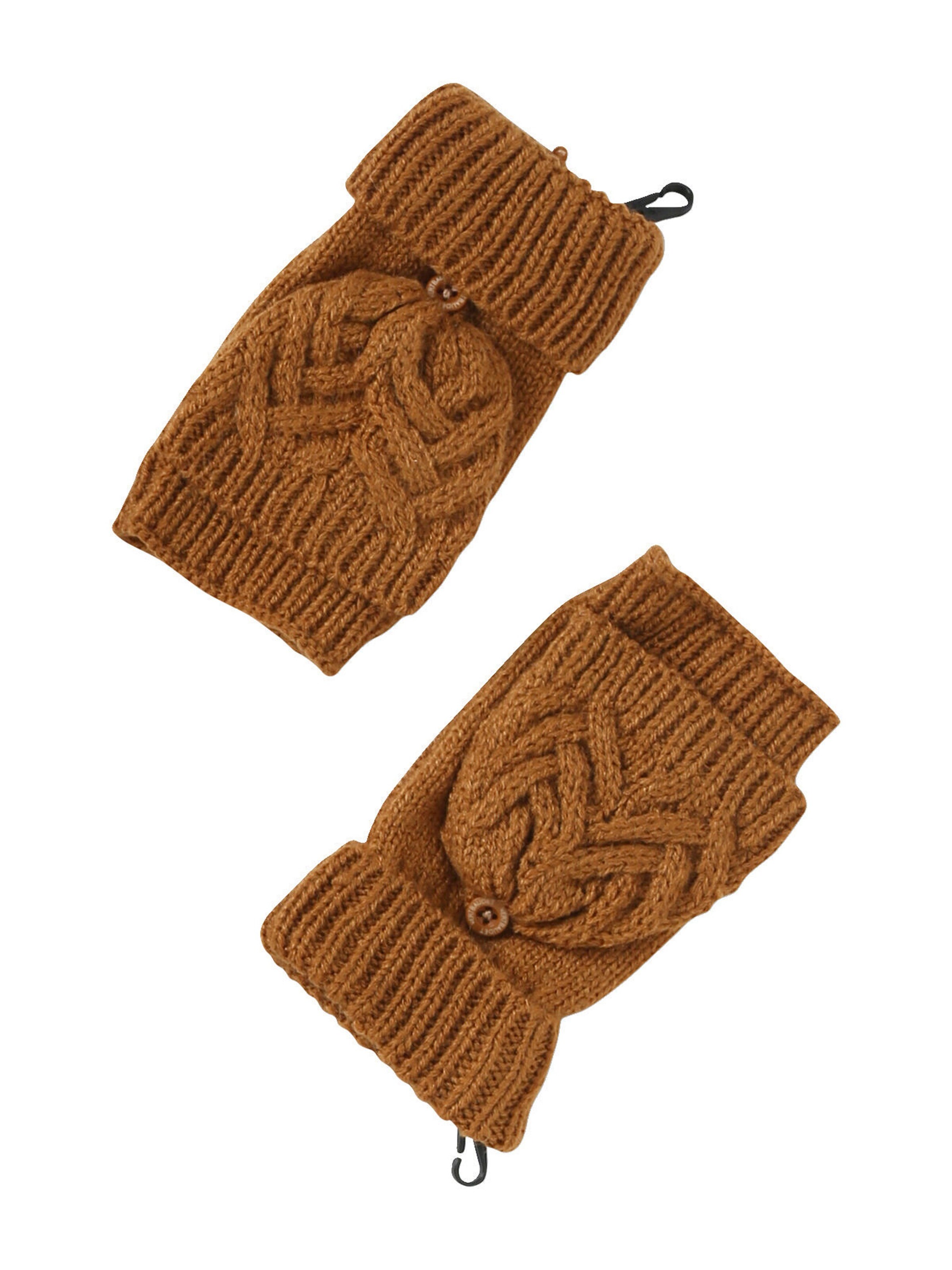 Vertbaudet Jungen-Set: Mütze, Rundschal & Handschuhe ocker