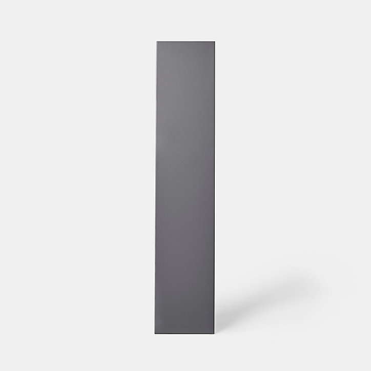 Porte de colonne de cuisine Stevia gris anthracite L. 30 cm x H. 150 cm GoodHome