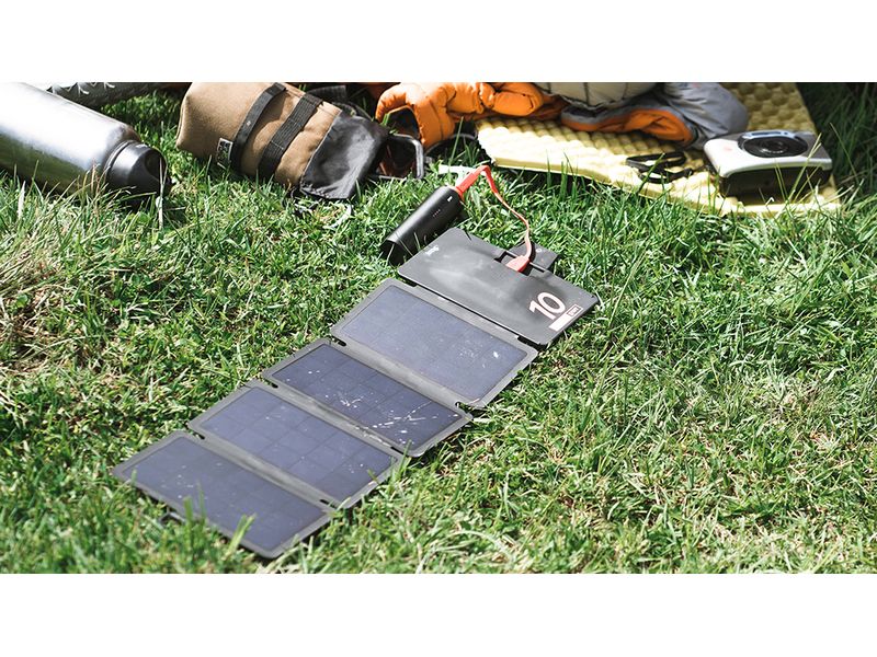 knog. Solarpanel 10 W, IP65 Portables und zusammenfaltbares Solarmodul