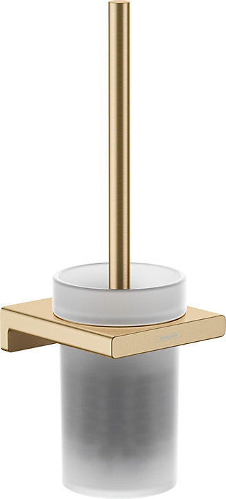 Porte-brosse WC mural bronze brossé Hansgrohe