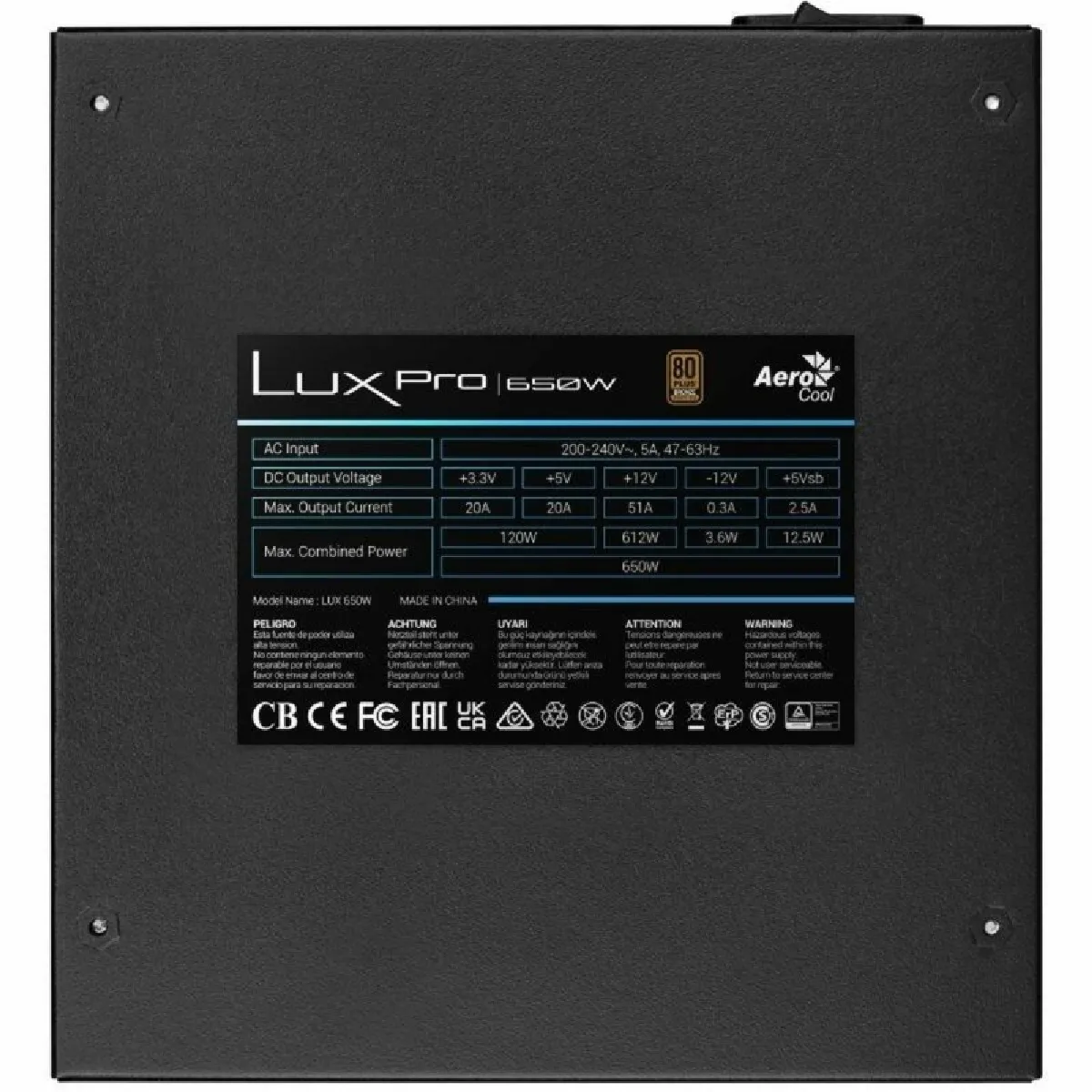 Aerocool LUXPRO650 ATX