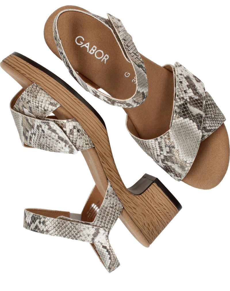 Gabor Sandalettes Grijs Dames