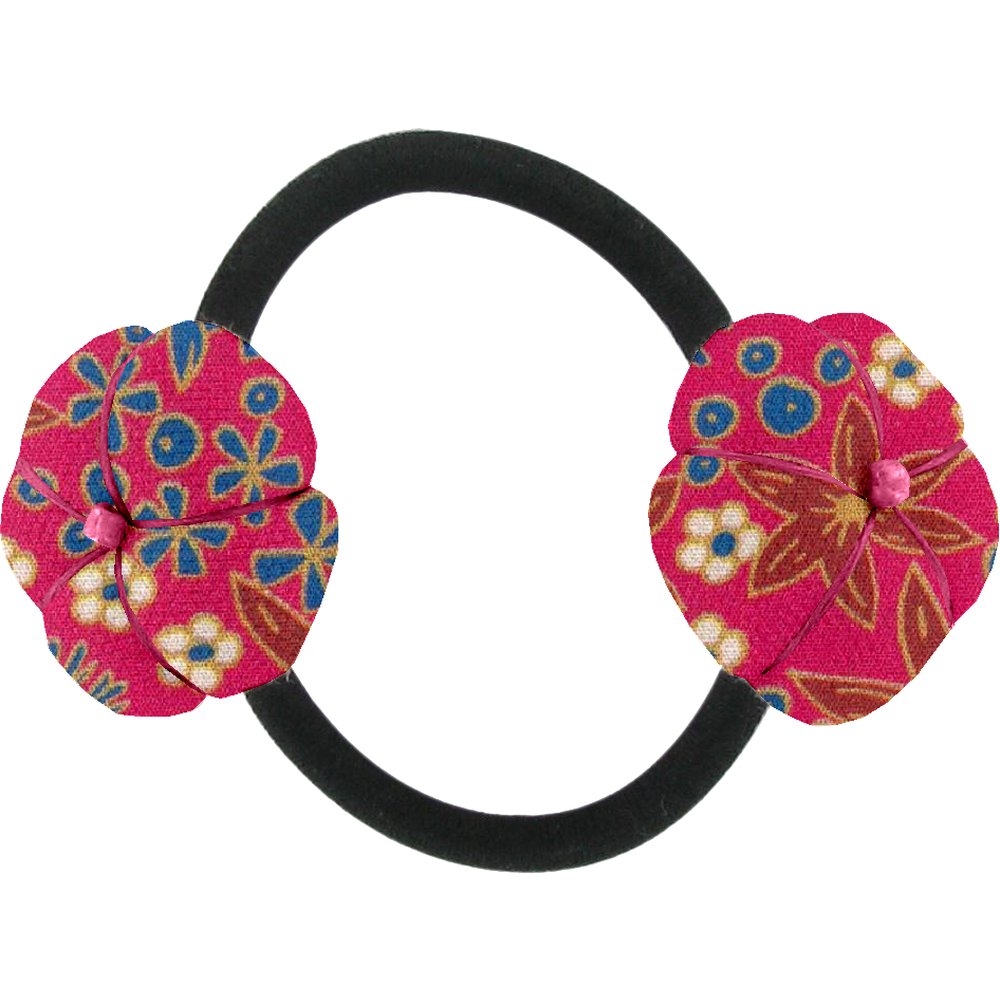 Elastique Fleur Du Japon Badiane Framboise