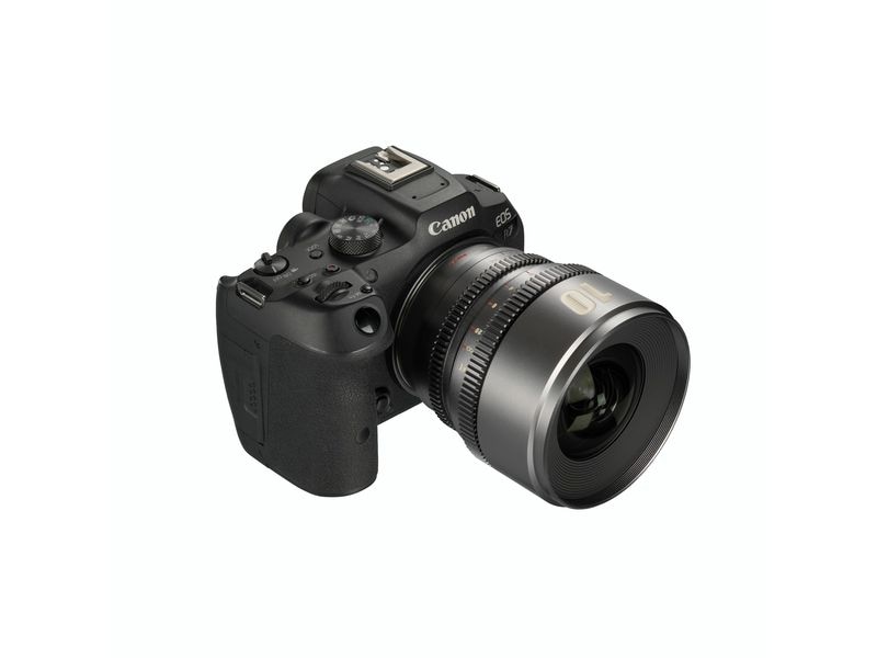 7Artisans Festbrennweite 10mm T/2.1 – Canon RF Kompaktes, leichtes Objektiv für Kameras mit Super35-Sensoren
