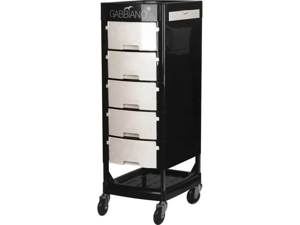 Activeshop Gabbiano frisørassistent FT65 sort/hvid