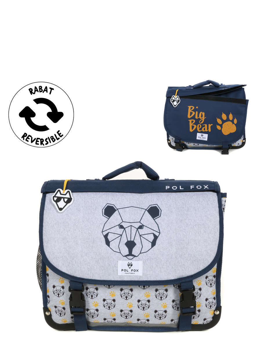 Cartable RÀversible Pol Fox Bear 38 cm