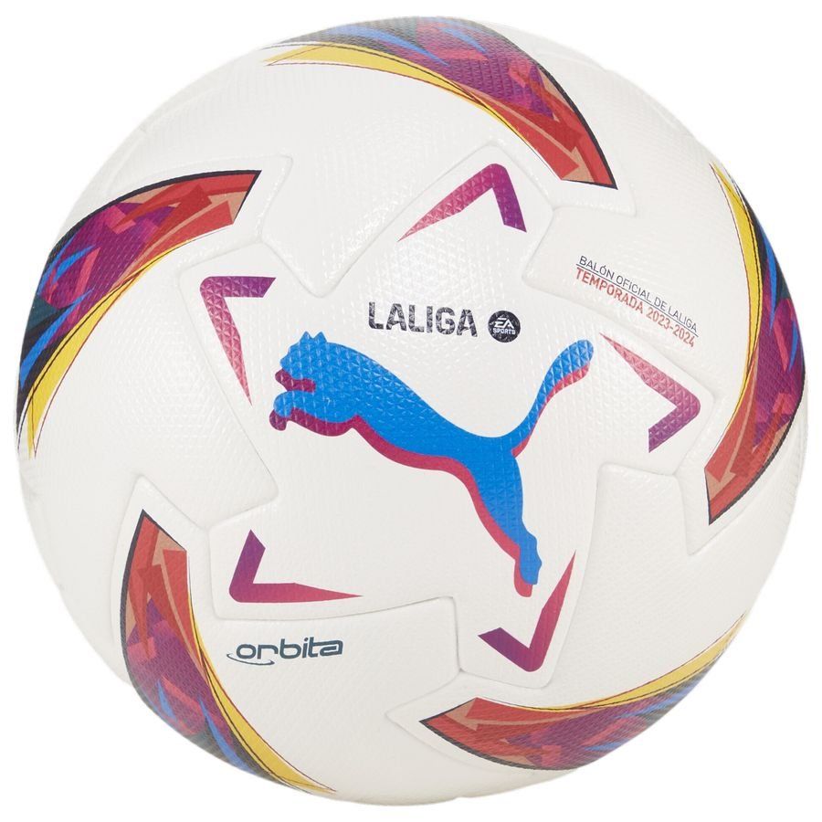 PUMA Ballon La Liga Orbita FIFA Quality Pro Ballon de Match - Blanc/Multicolor