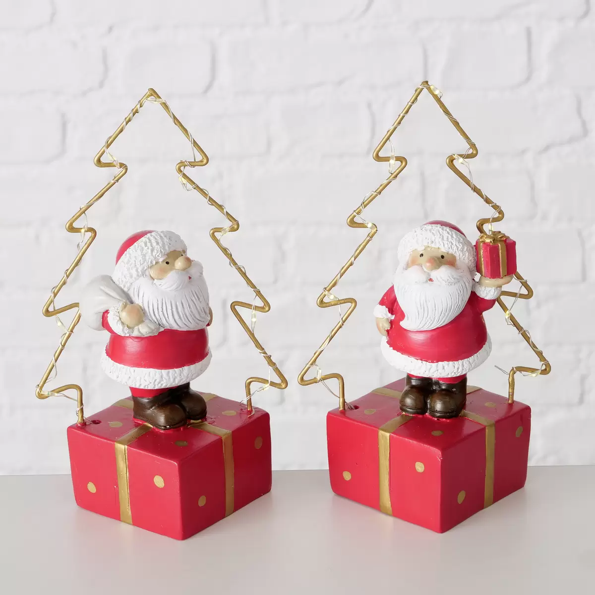 Weihnachtsmann mit LED Clausi Rot