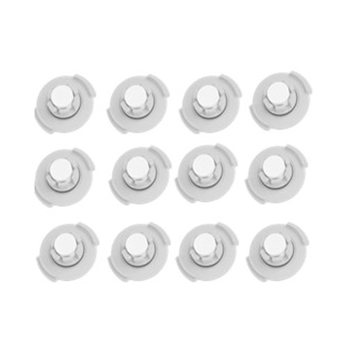 (25-tlg. Set) Ersatz Seiten Bürsten / Hepa Filter / Gummi Lamelle / Mopp Tücher / Wassertankfilter für Roborock Staubsauger Roboter S50 / S55 / S6