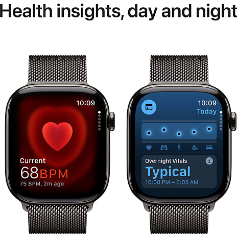 Apple Watch S10 Cell 46 mm - Slate Titanium Milanese Band