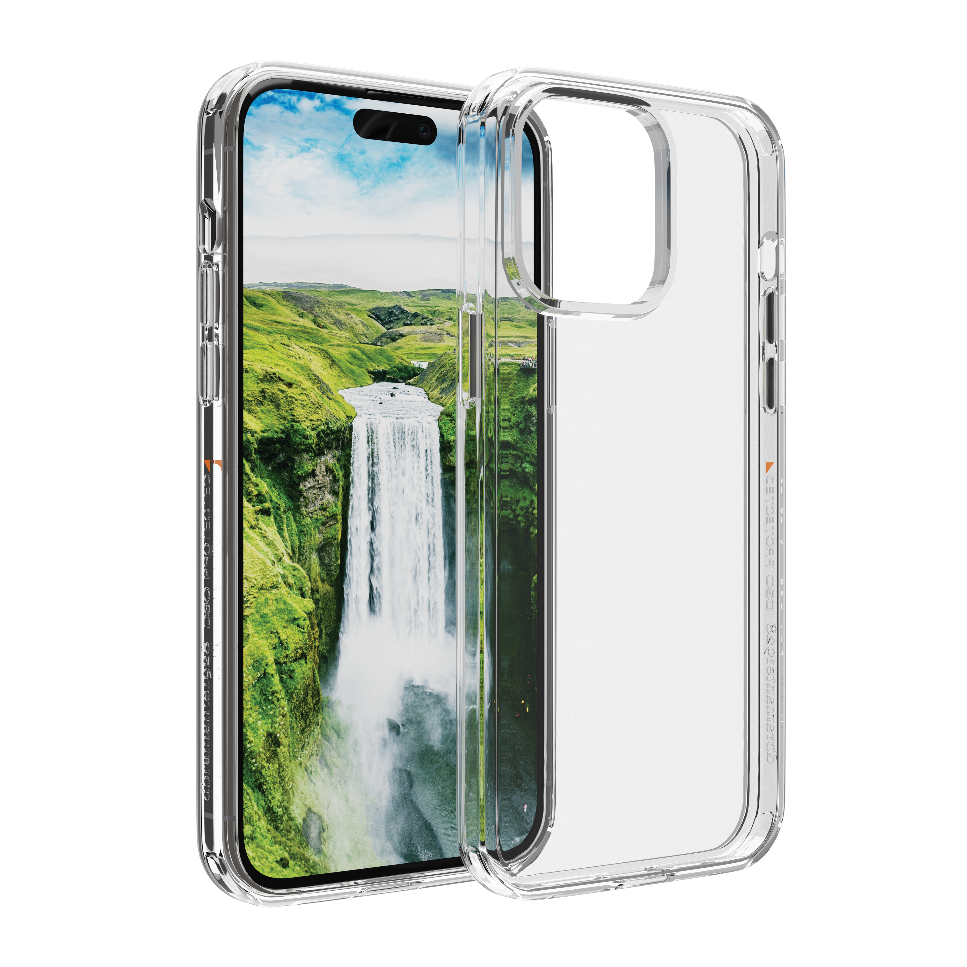 iPhone 15 Pro Max Hardcase Hülle Clear Case Iceland Ultra D3O Recycled (IU67CL001900) - Transparent