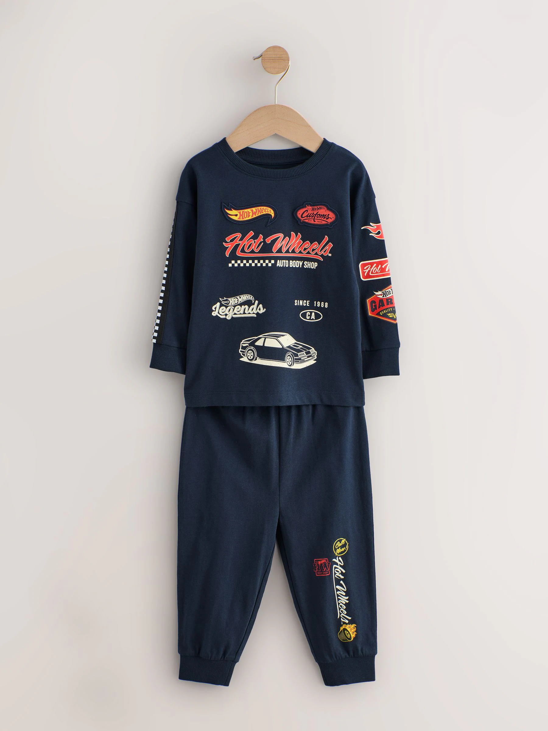 Multi Hot Wheels - Gelicentieerde knusse pyjama's 2 pack (9mnd -9jr)