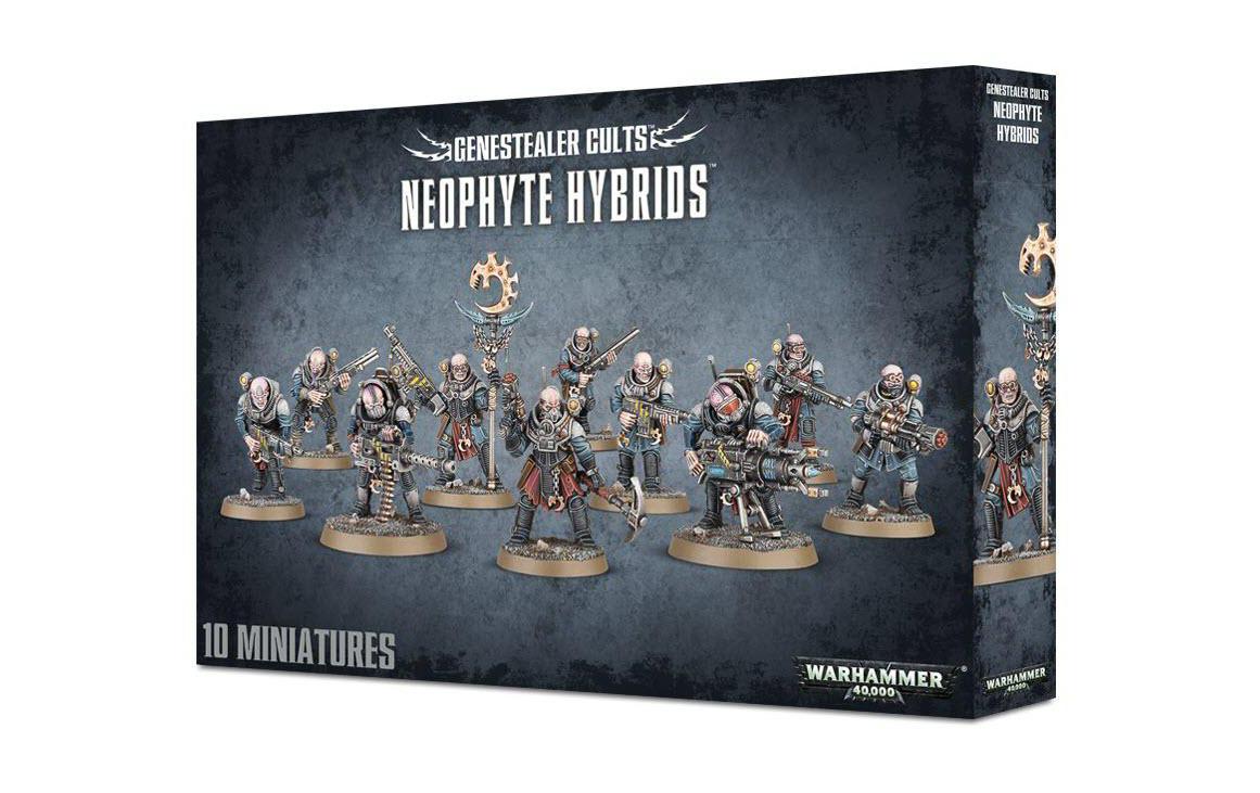 Figurenset Warhammer 40k Genestealer Cults Neophyte HybridsBausatz für 10 Figuren