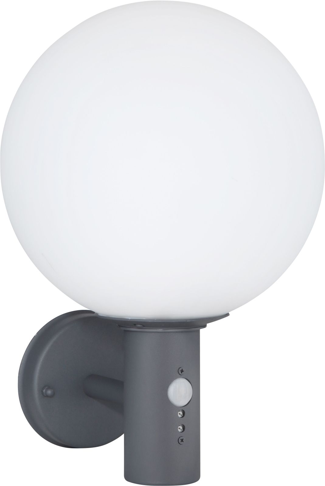 LED-Außenleuchte - anthrazit-weiß - Edelstahl - mit Sensor