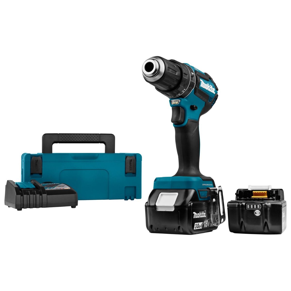 Makita DHP485RFJ Accu klopboor-/schroefmachine 18V 3.0Ah in Mbox