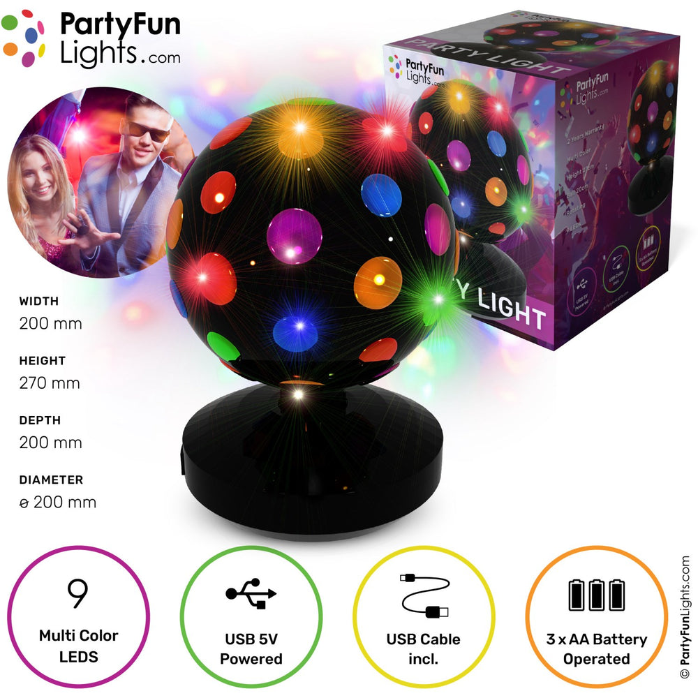 Køb Party Funlight Disko Lampe Ø: 20cm