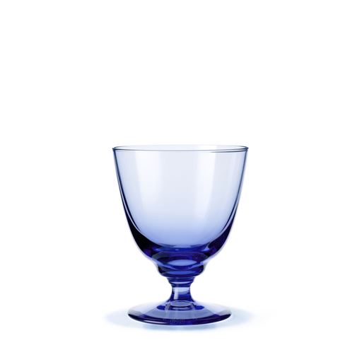Holmegaard Flow Glas På Fod, Dark Blue, 35 cl