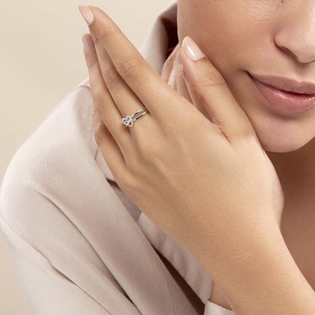 Bague Malinda Or Blanc Diamant
