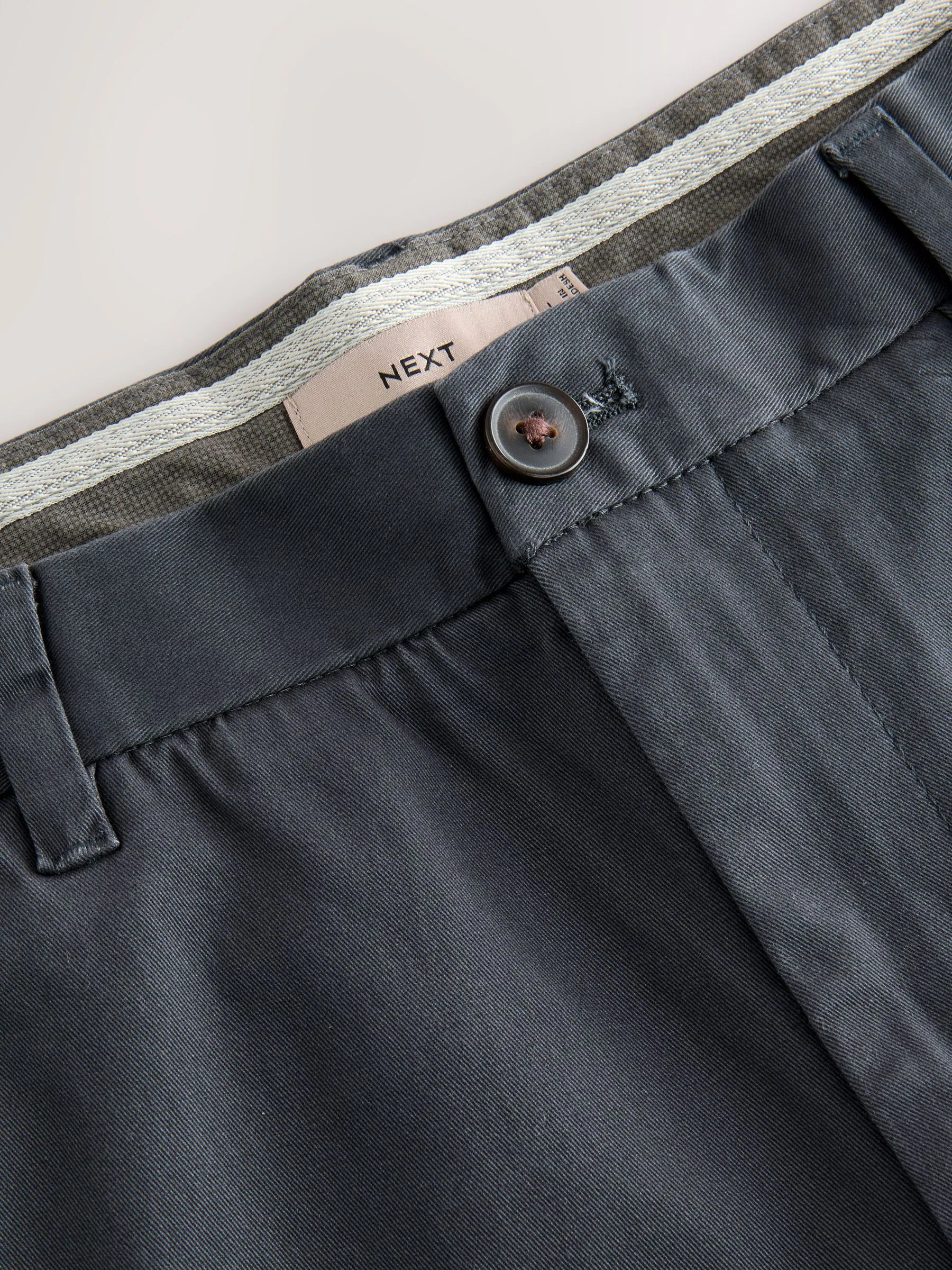 Grijs - Relaxed fit - Stretchy chino