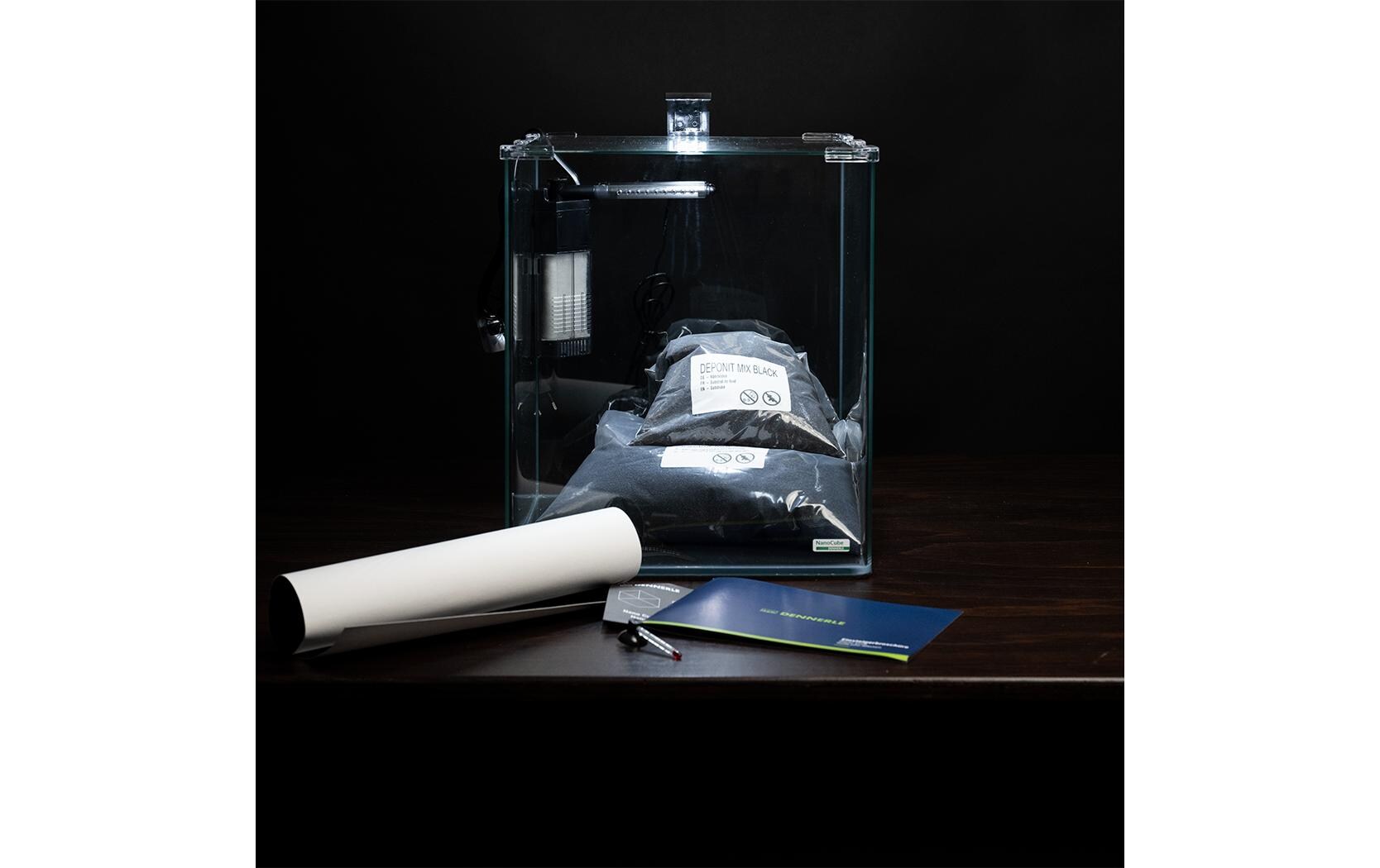 Aquarium Nano Cube Complete, 30 l<br>Mini Aquarium Komplettset