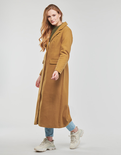 Only - ONLEMMAX-LONG COAT CC OTW Cognac