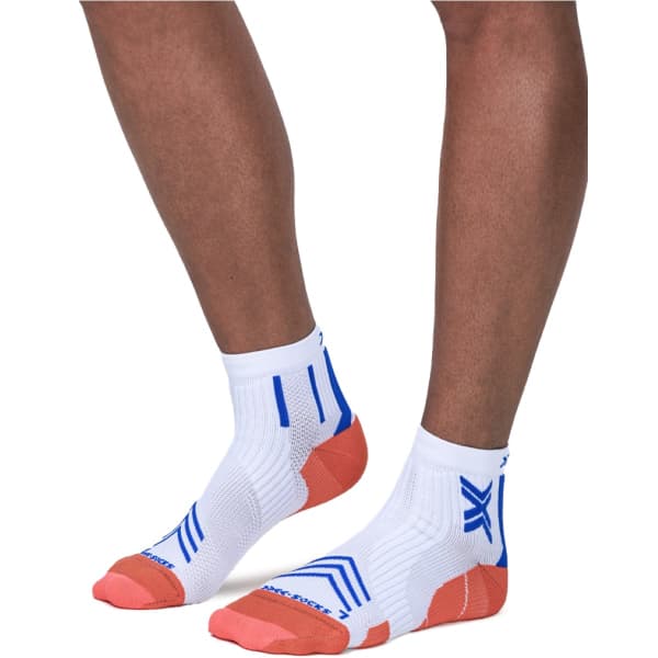 Chaussette running X-SOCKS RUN EXPERT ANKLE WHITE/ORANGE/TWYCE BLUE