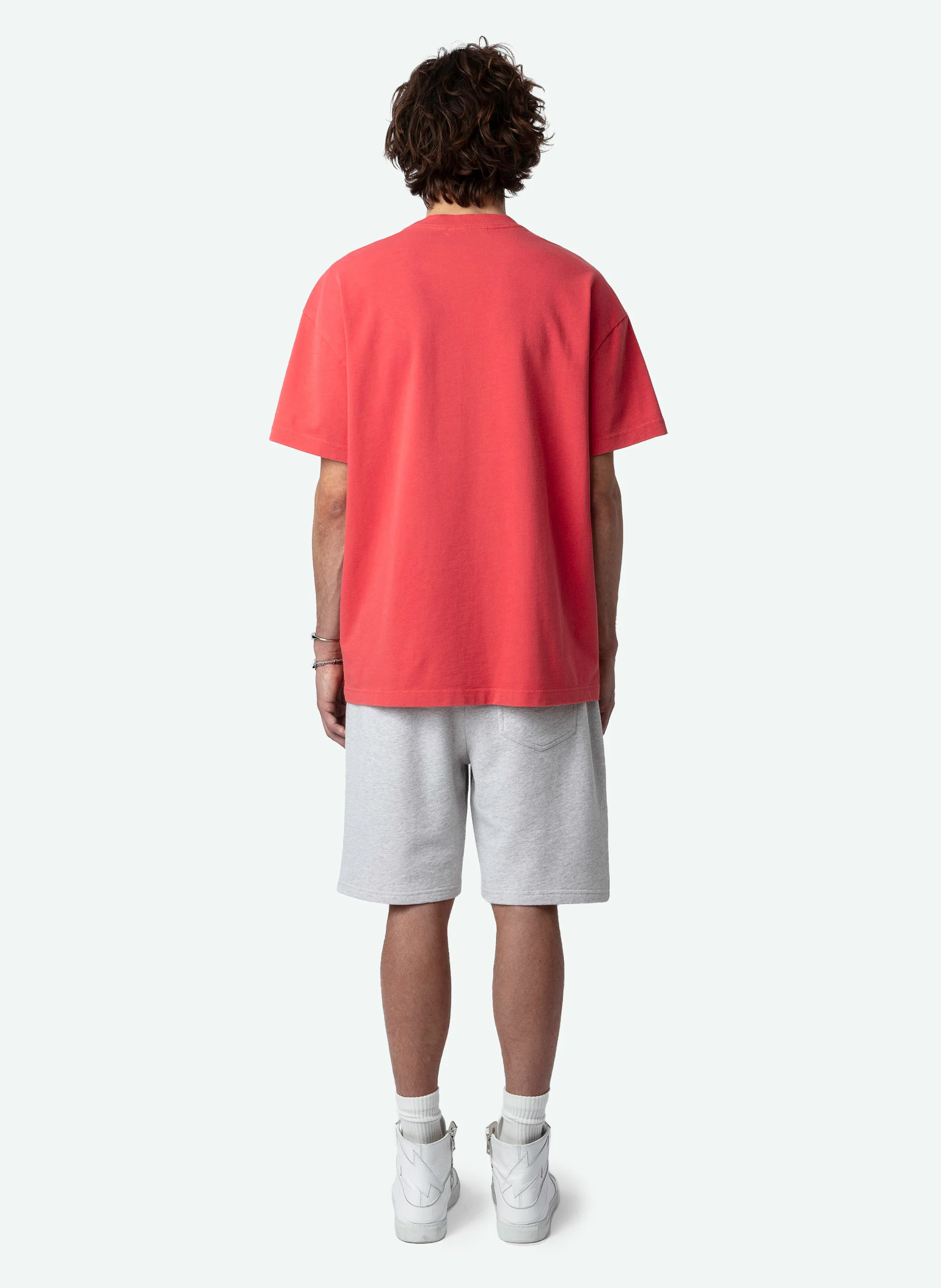 PARTY - Short molletonné en coton | Gris
