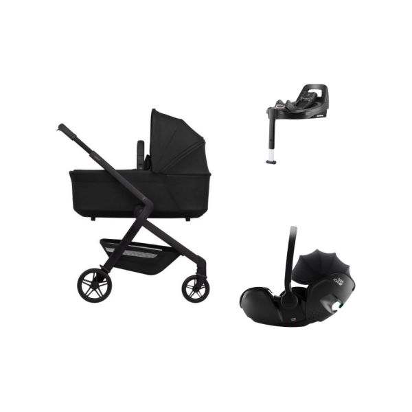 Joolz Hub 2 Kinderwagen 4-in-1 - Navy Blue | Britax Römer Baby-Safe Pro Autostoeltje | Britax Römer Vario Base 5Z