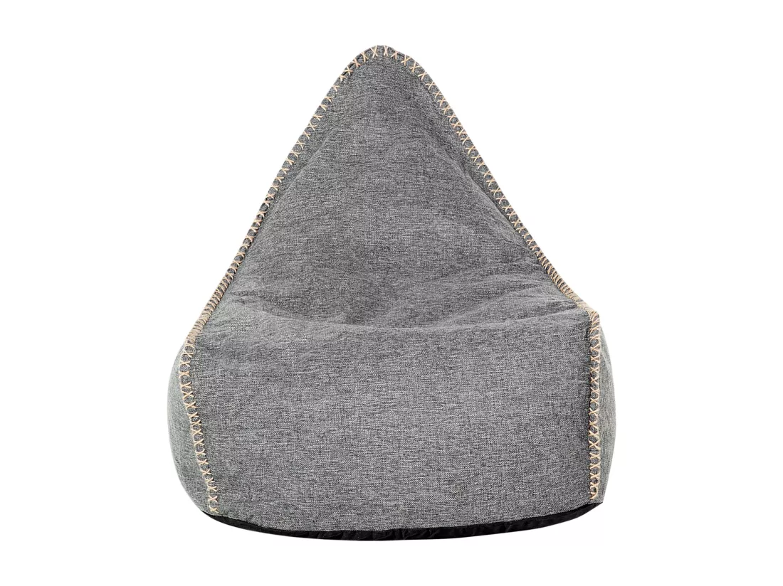 Pouf poire 200 L DROP 63 cm 75 cm Gris clair