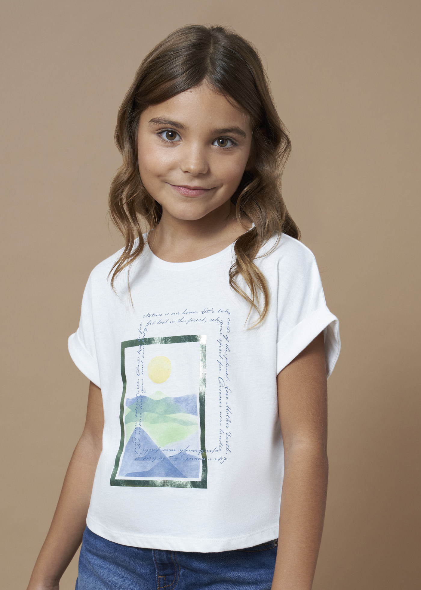 Camiseta estampada Better Cotton Mimosa Girl