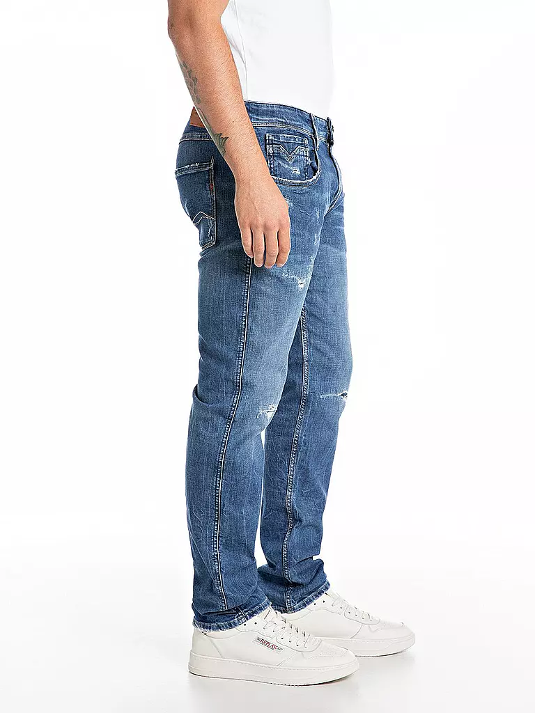 REPLAY Jeans Slim Fit ANBASS blau
