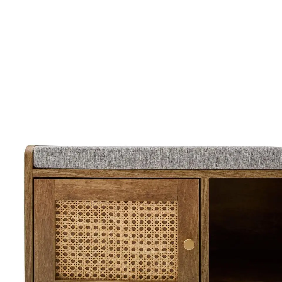 Calicosy - PALMO Bank - B100 cm - Licht hout 100 cmx39 cmx49 cm