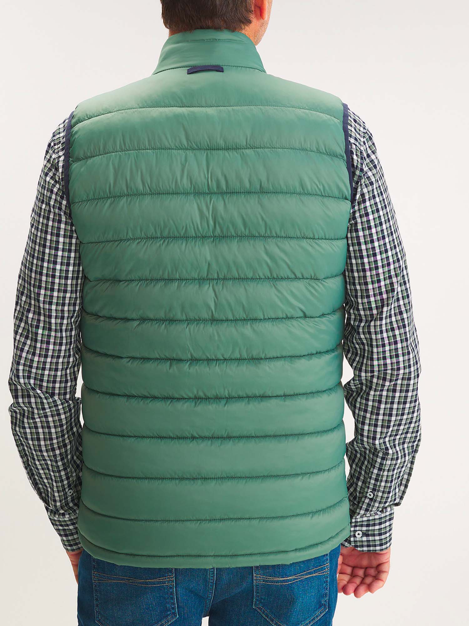 Doudoune Homme Sans Manches Vert