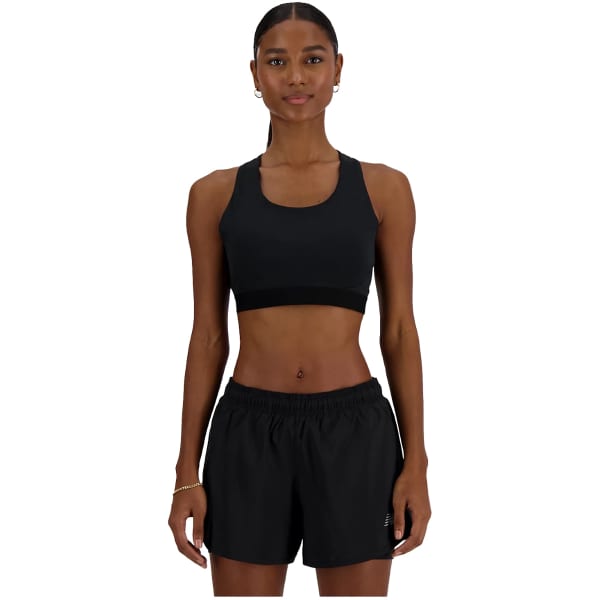 Brassière trail NEW BALANCE NB SLEEK MEDIUM SUPPORT POCKET SPORTS BRA W BLACK