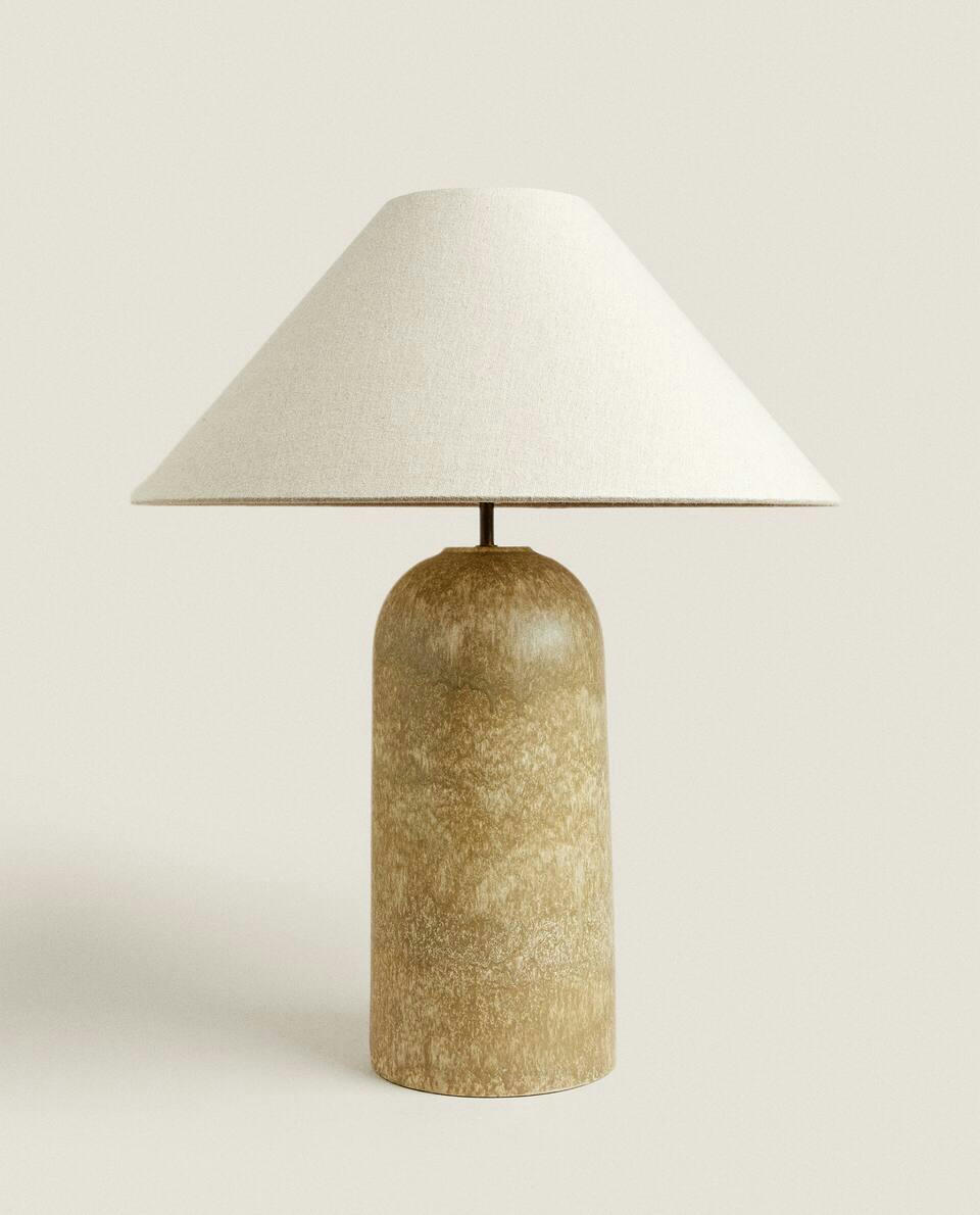 LUMINÁRIA XL COM SUPORTE DE CERÂMICA