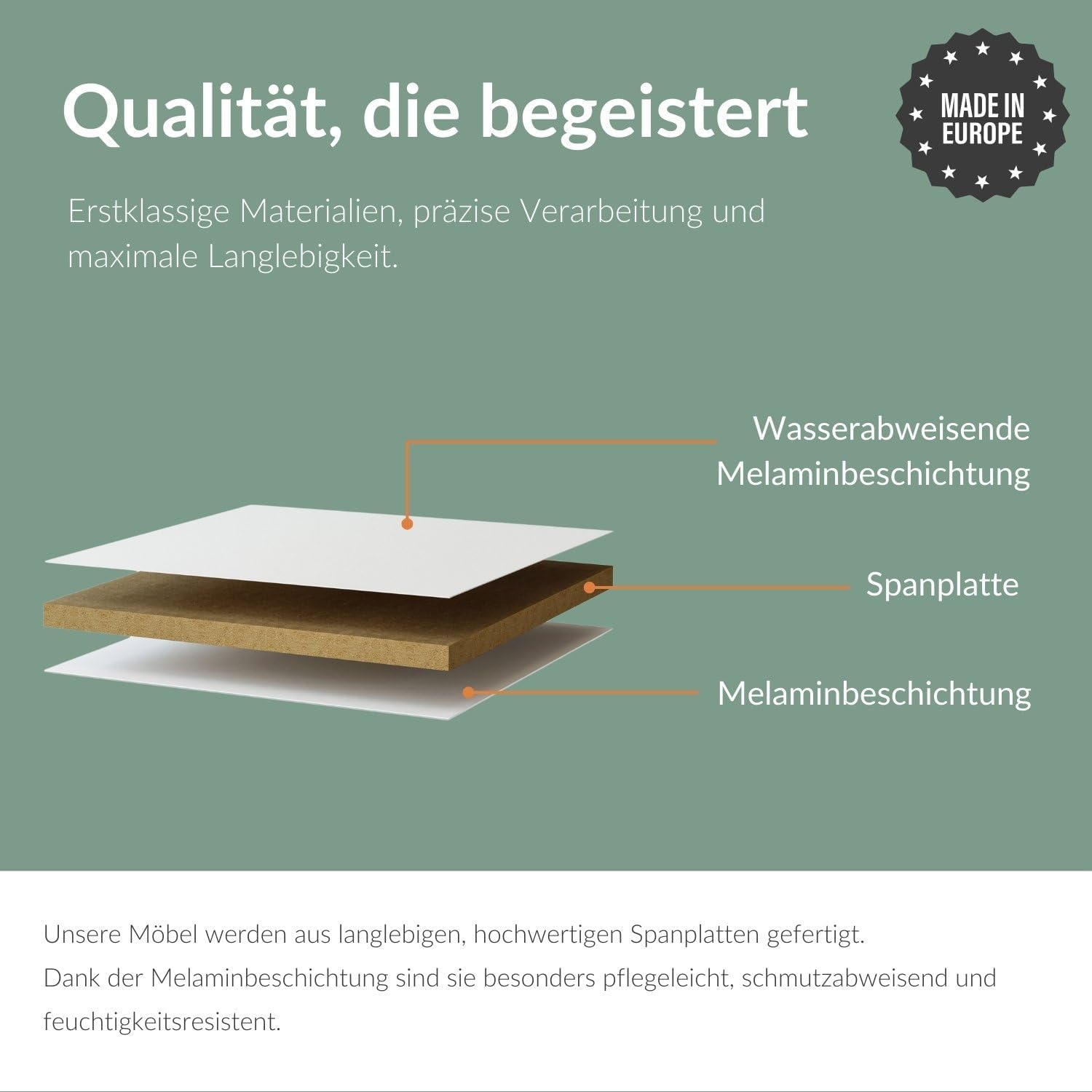 Planetmöbel West TV-Schrank, Fernsehtisch 100 cm lang, TV-Board hängend oder stehend, Fernsehschrank für Wohnzimmer, TV Möbel 37,8 x 100 x 30 cm, weiß